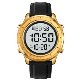 Годинник S2kmei 1864LGDWT Gold-White Leather