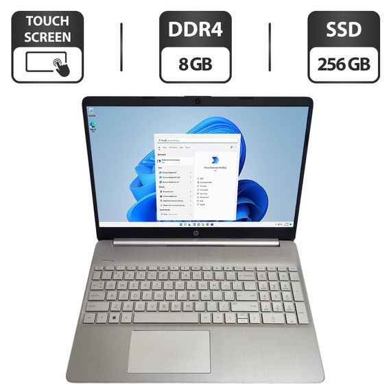 Ультабук Б-класс HP 15-DY2703DX / 15.6" (1366x768) TN Touch / Intel Core i5-1135G7 (4 (8) ядра по 4.2 GHz) / 8 GB DDR4 / 256 GB SSD / Intel Iris Xe Graphics / WebCam б/у