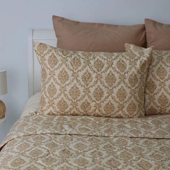 Покрывало евро ТЕП Elegante Cotton Beige Fantasy 4-04577_32783 220х240 см | Зображення 3