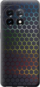 Чехол на OnePlus 11 Переливающиеся соты "498u-2940-17620"