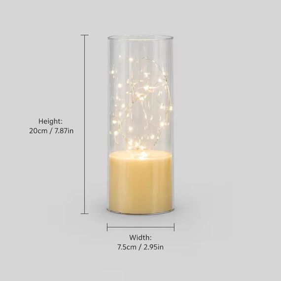 LED свеча KAR283 20 светодиодов 7,5×20 см | Зображення 4
