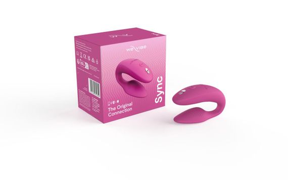 Смарт-вібратор для пар We-Vibe Sync 2 Rose, 10 віброрежимів, пульт ДК Sex Aura | Зображення 7