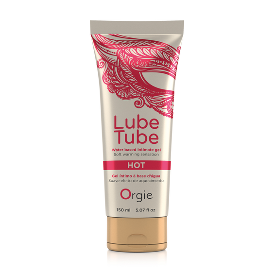 Лубрикант з зігріваючим ефектом на водній основі LUBE TUBE HOT, 150 мл – Orgie (Бразилія-Португалія) | Зображення 1