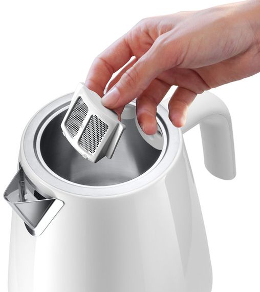 Електрочайник DeLonghi Eclettica SpecialTea KBY 2011 W 1.7 л білий | Зображення 2