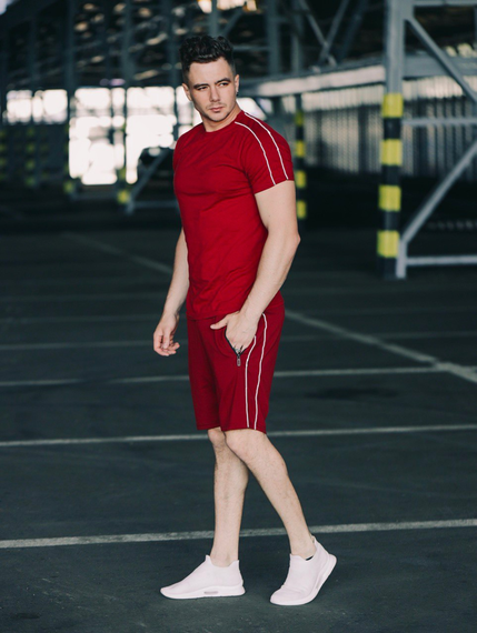 Футболка кант бордо XL L