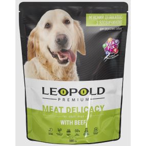 ЛЕОПОЛЬД М'ясний делікатес з яловичиною, пауч 500 г