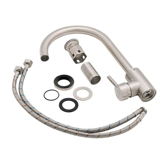 Змішувач для кухні Lidz Aria 015F (k35) LDARI015FNKS21689 Nickel | Зображення 5