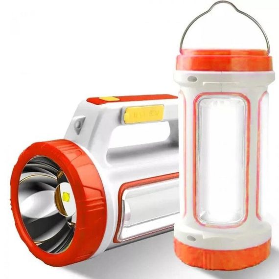 Фонарь переносной кемпинг 6088-LED+COB с функцией PowerBank, фонари для кемпинга camping. SZ-869 Цвет: оранжевый | Зображення 3