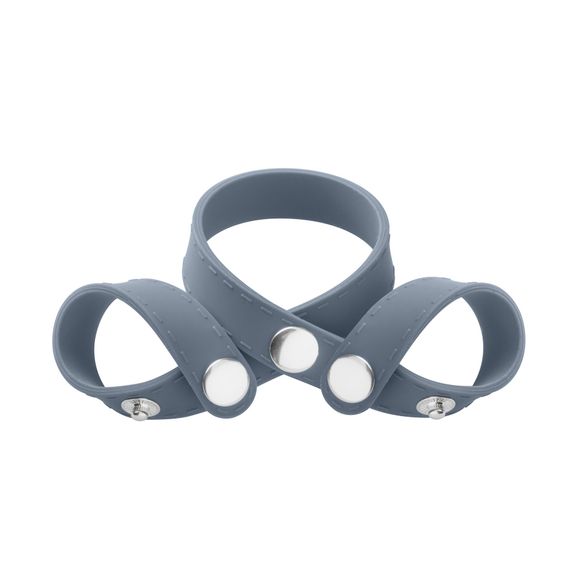 Ерекційне кільце з роздільником мошонки Boners 8-Style Ball Splitter