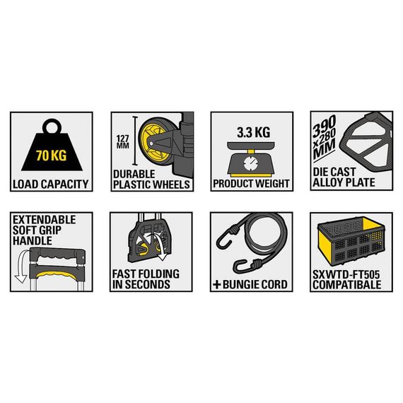 Візок складний вантажний STANLEY SXWT-FT501 | Зображення 3