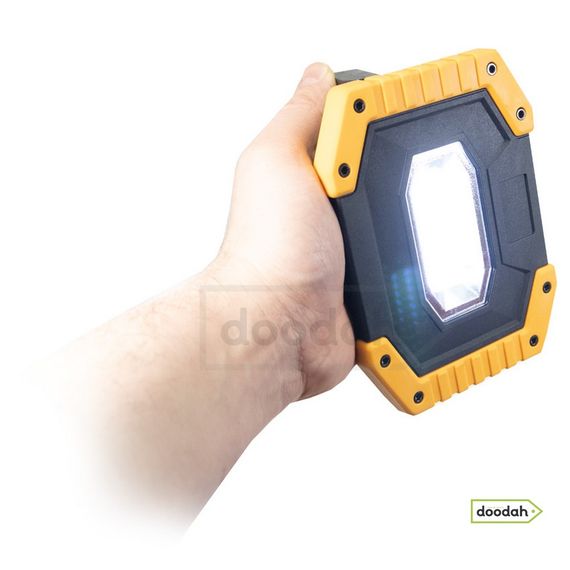 Світлодіодний LED прожектор (ліхтарь) Power Bank - CARPRIE 841 - IP65 / 8w / 2000mAh / 18650 / USB | Зображення 4