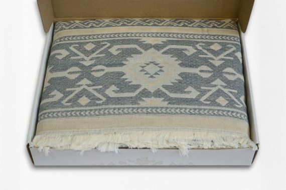 Муслиновое покрывало Kayra 210x250 см MP5, Серый | Зображення 7