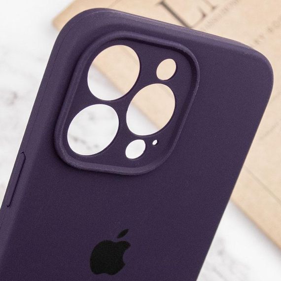 Чохол Silicone Case Full Camera Protective (AA) для Apple iPhone 14 Pro (6.1") Фіолетовий / Elderberry | Зображення 5