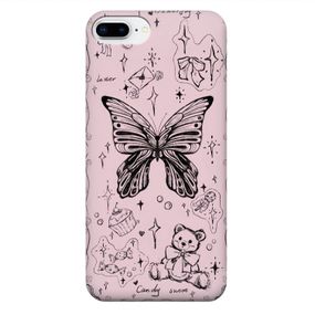 Чохол для iPhone 7 plus / iPhone 8 plus /  Чохол на замовлення Принт: Метелики