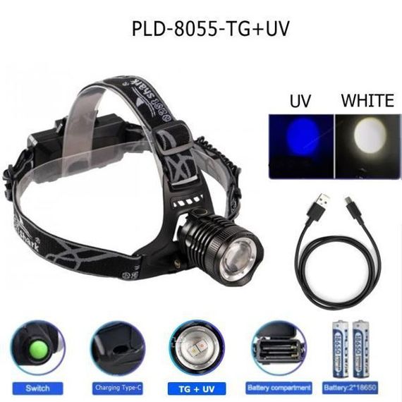 Ліхтарик GM-294 налобний PLD-8055-2PM10-2TG | Зображення 1