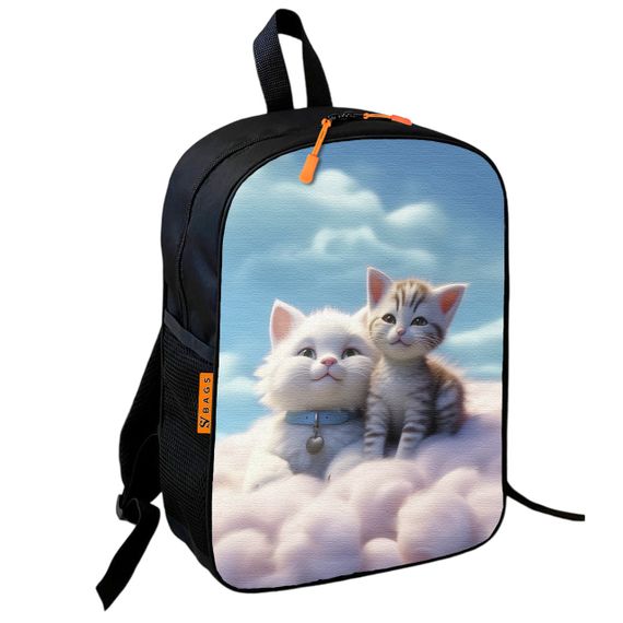 Школьный рюкзак детский с котенком + Сумка для обуви спортивной формы рюкзак-мешок  для мальчика (01701) | Зображення 4