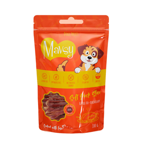 Mavsy-Soft Duck Slice, 100 g / Мавси, Качка по-пекінські для собак