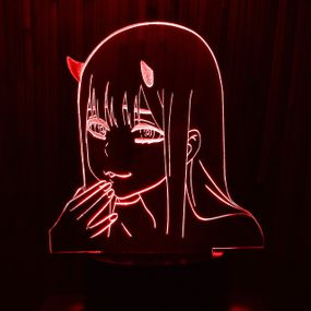 Акриловый светильник-ночник Зеро Ту красный tty-n000315