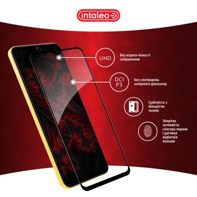Стекло защитное Intaleo Full Glue Xiaomi Poco M5 Black (1283126545092) | Зображення 3