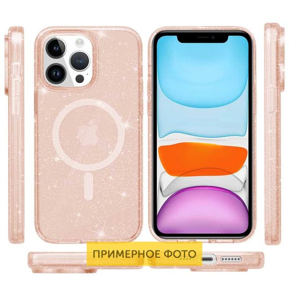 Чохол TPU Galaxy Sparkle (MagFit) для Apple iPhone 16 Plus (6.7") | Зображення 1