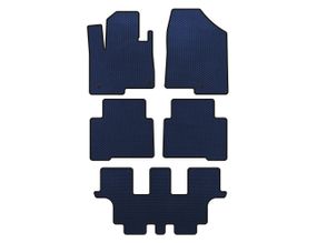 Килимки EVA (3 ряди, для Grand, Синій) для Hyundai Santa Fe 4 2018-2023 рр