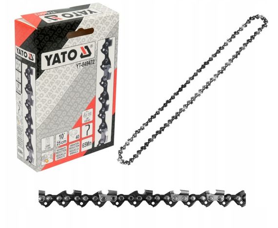 Ланцюг для пили 10"/25 см 40 ланок 3/8" 0,043" YATO YT-849472