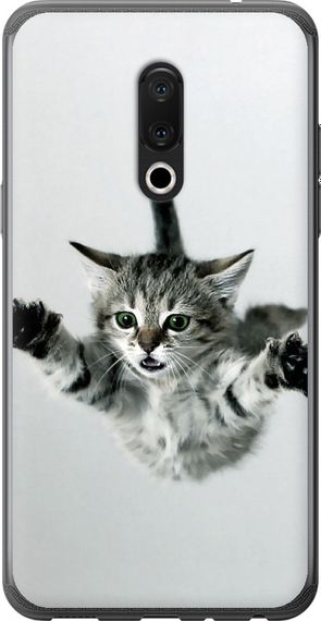 Чехол на Meizu 15 Летящий котёнок "2322u-1472-17620"