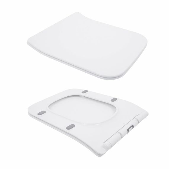 Унітаз-компакт Qtap Crow безобідковий з сідінням Soft-close QT05222170W | Зображення 8