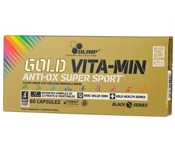 Вітамінно-мінеральний комплекс для спорту Olimp Nutrition Gold Vit-Min anti-OX Super Sport 60 Caps
