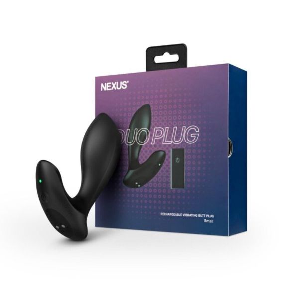 Анальна пробка Nexus DUO Beginner з дистанційним керуванням, вібрація 6 режимів, маленька, чорна | Зображення 3