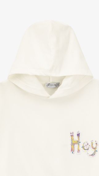 Худі з принтом для дівчинки Dinomin M-0312 140 см Молочний shop (2000999485800) | Зображення 1