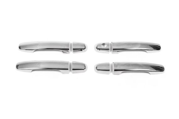 Накладки на ручки (4 шт, нерж) OmsaLine - Італійська нержавейка для Chery Elara - Alia - Fora - A5 2006↗ рр. | Зображення 1