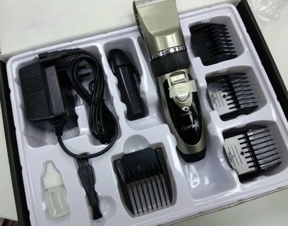 Тример Geemy GM-6066 с двумя сменными аккумуляторами 5W | Зображення 3