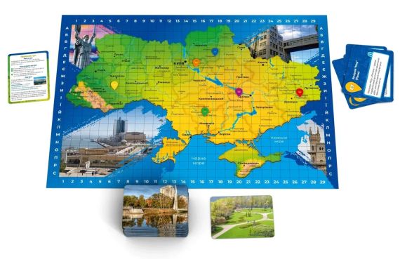 Настольная игра Угадай локацию Украина | Зображення 2