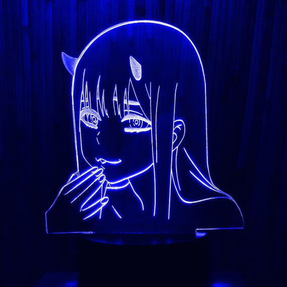 Акриловий світильник-нічник Зеро Ту синій tty-n000313