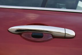 Накладки на ручки (4 шт., нерж.) OmsaLine - Італійська нержавійка для Renault Espace 2002-2014 рр