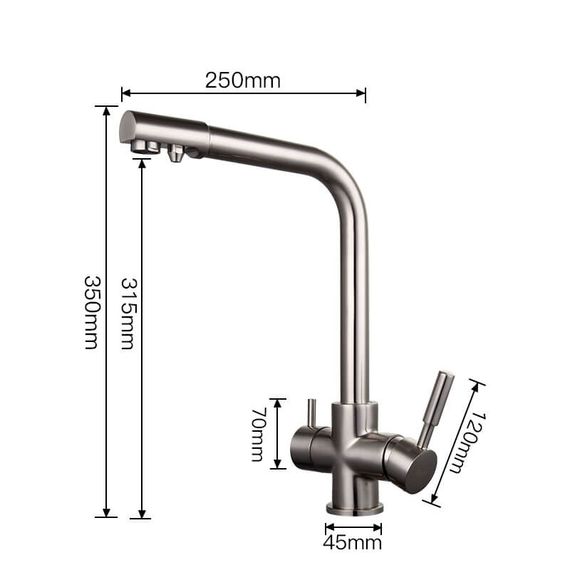 Змішувач для кухні Frap F4352-5 | Зображення 1