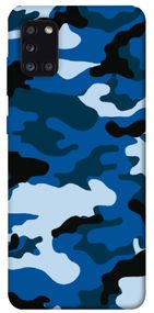 Чохол IBANAN Синій камуфляж 3 для Samsung Galaxy A31, Синій