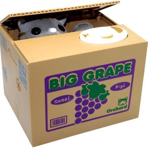 Дитяча сейф скарбничка злодюжка монет FS-331 у коробці | Зображення 1