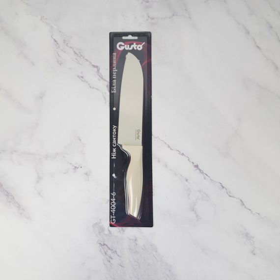 Ніж сантоку GT-4004-6 Біла перлина 17.7 см GUSTO | Зображення 1