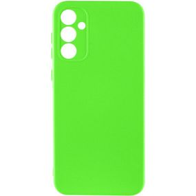 Чехол TPU GETMAN Liquid Silk Full Camera для Samsung Galaxy A35 Салатовый / Neon Green