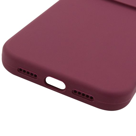 Чохол Silk Full Camera Protective (AA) NO LOGO для Apple iPhone 17 Pro Max / 18 Pro Max (6.9") Бордовий / Plum | Зображення 4
