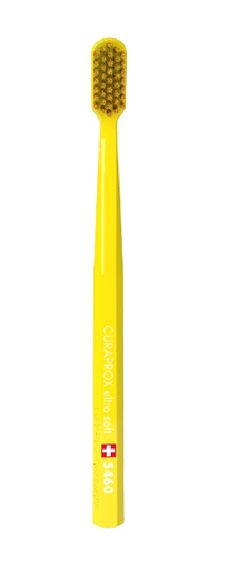 Зубна щітка Curaprox CS 5460 "Ultra Soft", d 0,10 мм. Жовтий з помаранчевим (YO)