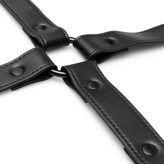 Фиксатор для рук и ног Bedroom Fantasies Hogtie & Cuffs Set 4-Way Restrant Set Черный One Size | Зображення 2