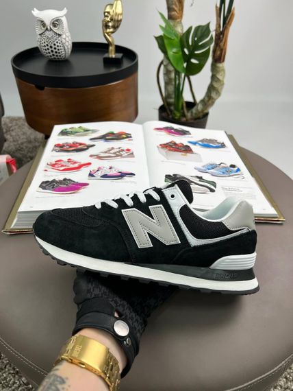 Мужские кроссовки New 574 Black Grey White Динаміка твого стилю весна / літо / осінь A4175 42 26,5 | Зображення 5