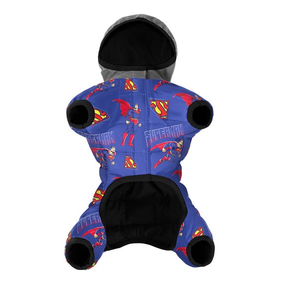 Комбінезон для собак WAUDOG Clothes малюнок "Сила Супермена", S35, В 52-55 см, С 31-36 см | Зображення 1