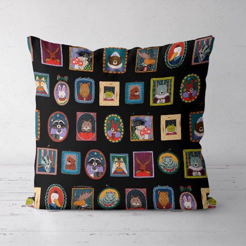 Подушка декоративна Soft Портрети тваринок 45x45 см (45PST_24S001)