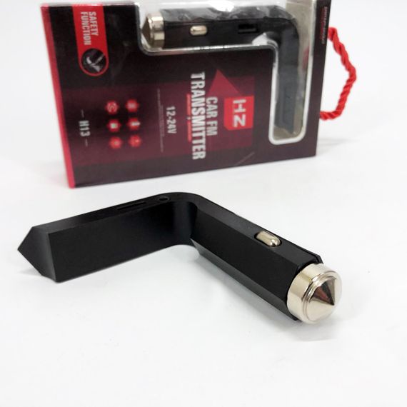 Пристрій для передачі музики в авто HZ H13 LCD AUX/USB, FM модулятор для машини з функцією Bluetooth YF-26 | Зображення 6