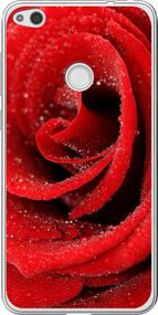 Чехол на Huawei P8 Lite (2017) Красная роза "529u-777-17620"