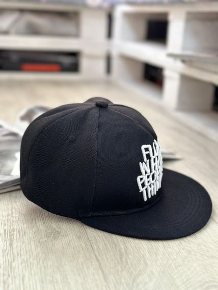 Кепка снепбек (Snapback) Premier Чорний 56-61р (9064) | Зображення 2
